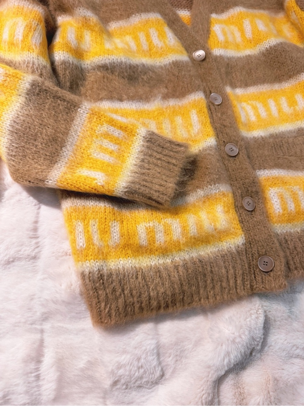 Miu Miu mohair-blend cardigan - Picture 5 of 13